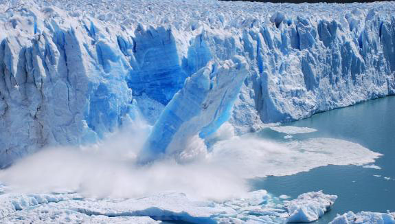 Glaciers melting