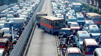 Traffic Jam in Jakarta