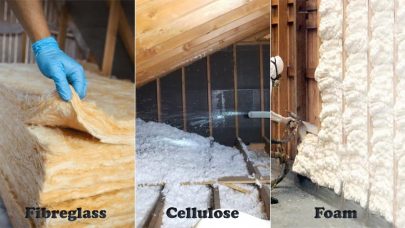Fibreglass Cellulose Foam Home Insulation