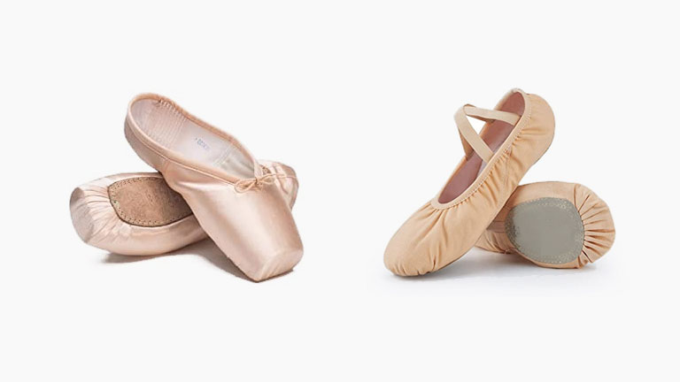 Difference Pointe Shoes and Ballet Slippers