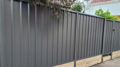 colorbond fence design