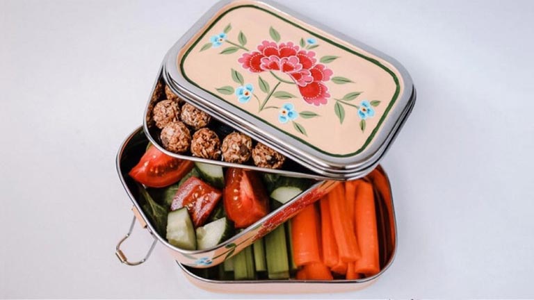 Benefits Stainless-Steel Lunchbox