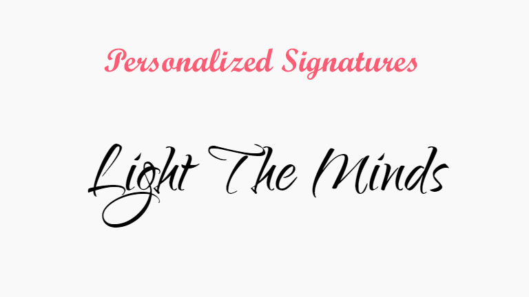 Business Personalized Signatures