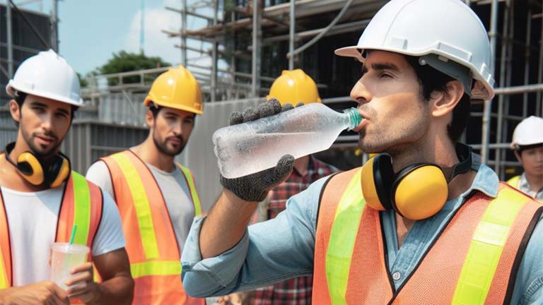 Stay Hydrated in Summer Working Outdoor