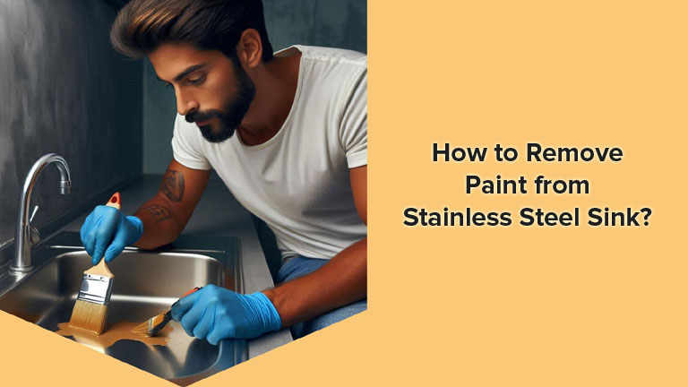 Remove Paint from Stainless Steel Sink