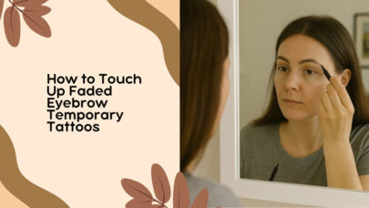 Faded Eyebrow Temporary Tattoos