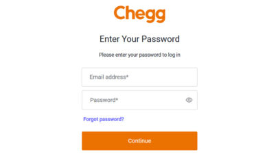 Chegg Expert Login signin
