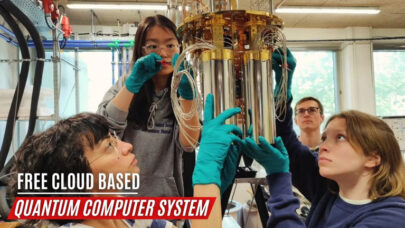 Free Cloud Based Quantum Computer System
