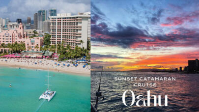 Sunset Catamaran Cruise in Oahu