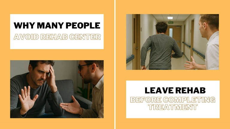 People Avoid Rehab Center or Leave