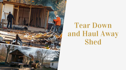 Tear Down and Haul Away Shed