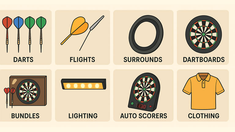 Accessories Playing Dart Board Game
