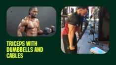 Triceps with Dumbbells and Cables