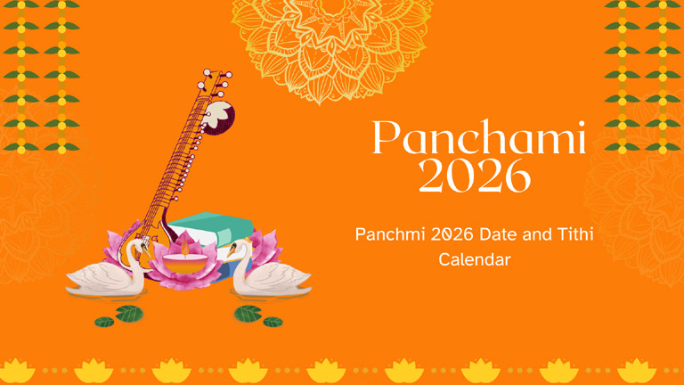 Panchmi or Panchami 2026 Date Tithi