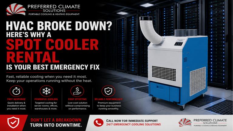 HVAC Broke Down Spot Cooler Rental
