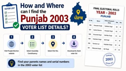 How find Punjab 2003 Voter List details