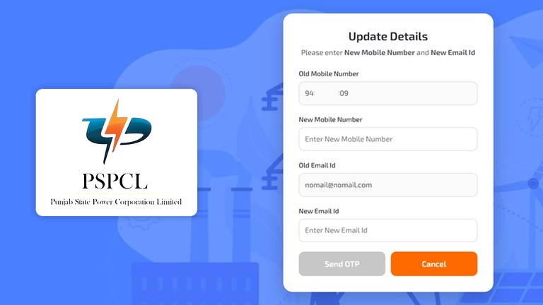 Change Phone Number on Electricity Bill Online in PSPCL