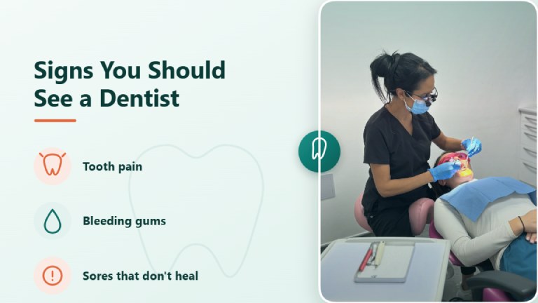 Signs Schedule Checkup Dentist