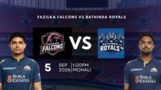 Fazilka Falcons vs Bathinda Royals Playing XI Today: Will Shubman Gill Play?