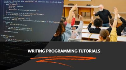 Writing Programming Tutorials